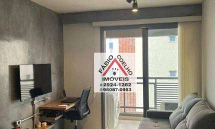 Apartamento lindo com 1 dormitório à venda, 37 m² - Brooklin - São Paulo/SP