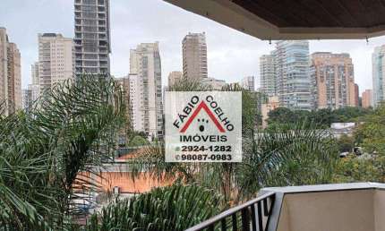 Apartamento com 3 dormitórios 2 vagas à venda, 129 m² por R$ 1.580.000 - Moema - São Paulo/SP