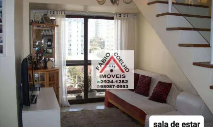 Linda Cobertura duplex com 3 dormitórios à venda, 136 m² - Metrô São Judas- São Paulo/SP