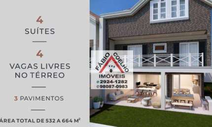 Ville com 4 dormitórios à venda, 664 m² por R$ 7.350.000 - Alto da Boa Vista - São Paulo/SP