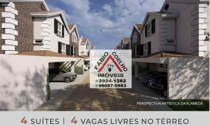 Ville com 4 dormitórios à venda, 532 m² por R$ 6.950.000 - Alto da Boa Vista - São Paulo/SP