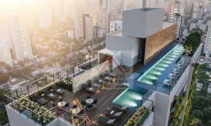 Kitnet com 1 dormitório à venda, 23 m² - Brooklin - São Paulo/SP