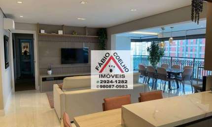 Apartamento com 3 dormitórios à venda, 137 m² - Chácara Santo Antônio - São Paulo/SP