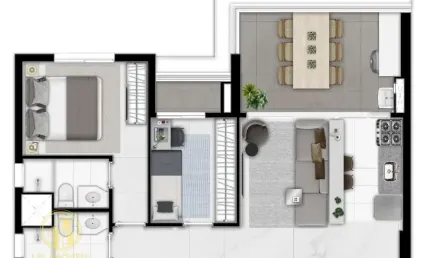 Últimas unidades: apartamento de 59,20 m², com 2 dormitórios e 1 vaga. alto da boa vista