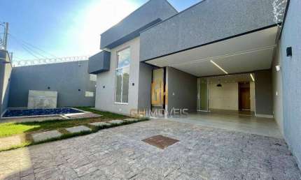 Linda casa  03 Quartos, sendo 01 Suíte Setor Chácara São Pedro  Aparecida de Goiânia – GO