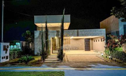 Casa em condomínio fechado com 3 quartos à venda na Alameda Noruega, 7, Terras Alpha Residencial 1, Senador Canedo