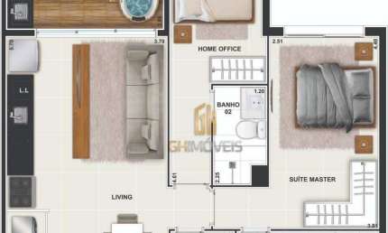 Apartamento com 2 quartos à venda na Rua T 55, 5, Setor Bueno, Goiânia