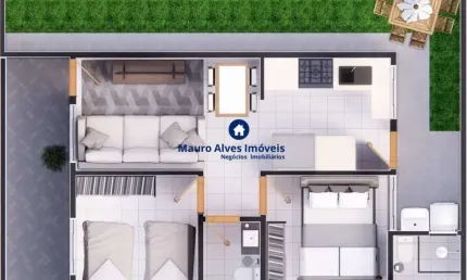Casa em condomínio fechado com 2 quartos à venda no Botujuru, Mogi das Cruzes , 44 m2 por R$ 239.000
