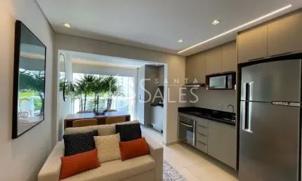 Apartamento com 1 quarto à venda na Viaduto Vereador José Diniz, 3130, Santo Amaro, São Paulo