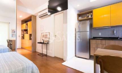 Apartamento com 1 quarto à venda na Rua Michigan, 531, Cidade Monções, São Paulo