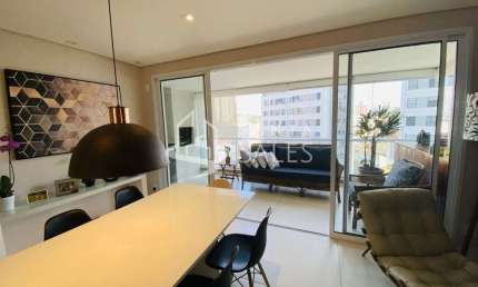 Apartamento à venda em São Paulo-SP, Jardim das Acácias - 3 quartos e 5 banheiros sendo 3 suítes, 2 salas, 2 vagas - 116m² de área.