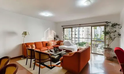 Imperdível: Apartamento de 4 quartos e 2 suítes na Indianópolis, São Paulo-SP, com 158m² e 2 vagas de garagem!