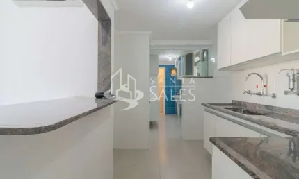 Apartamento à venda em São Paulo-SP no Campo Belo: 3 quartos, 1 suíte, 1 sala, 3 banheiros, 2 vagas de garagem, 74m².