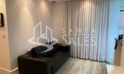 Apartamento para locação no Super Quadra Morumbi, São Paulo-SP: 1 quarto, 1 sala, 1 banheiro, 1 vaga - 40m².