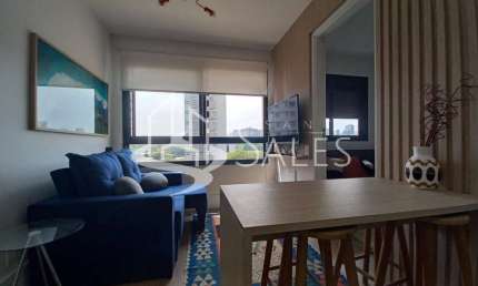 Apartamento de 2 quartos para locação no Indianópolis, São Paulo - SP: 35,00m² de puro conforto no Boulevard Ibirapuera Agami!
