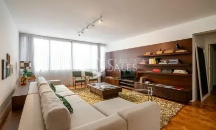 Luxuoso apartamento de 3 quartos com suíte no jardim paulista, são paulo-sp: 208m², 2 banheiros e 1 vaga de garagem!