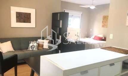 Apartamento para locação na Consolação, São Paulo-SP: 1 quarto, 1 sala, 1 banheiro, 1 vaga de garagem!