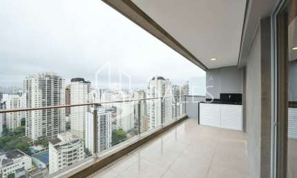 Apartamento de Luxo na Vila Nova Conceição: 1 quarto, 1 suíte, 2 banheiros, 1 vaga, 68m² - São Paulo-SP.