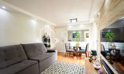 Apartamento à venda no paraíso do morumbi, são paulo-sp: 3 quartos, 1 suíte, 2 banheiros, 1 vaga, 65m² de área.