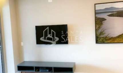 Apartamento de 1 quarto no Brooklin Paulista, São Paulo-SP: 1 suíte, sala, banheiro, vaga de garagem, 43m² de área.