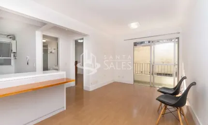 Apartamento para locação no Itaim Bibi, São Paulo-SP: 1 quarto, 1 sala, 1 banheiro, 1 vaga de garagem, 45m² de área. Venha conferir!