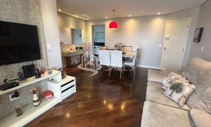 Apartamento à venda em Santo André-SP, Jardim Santo Antônio: 2 quartos, 1 suíte, 1 sala, 2 banheiros, 2 vagas de garagem, 76m².