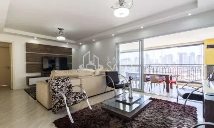 Apartamento de luxo na Vila Mariana, São Paulo-SP: 3 suítes, 2 salas, 5 banheiros, 2 vagas, 140m². Agende sua visita!