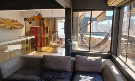 Imperdível cobertura duplex de 3 quartos no Parque Mandaqui, São Paulo-SP: 1 suíte, 1 sala, 3 banheiros, 3 vagas, 165m²!