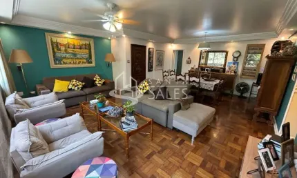 Imperdível apartamento de luxo em santo amaro com 4 quartos, 1 suite, 2 salas, 3 banheiros e 2 vagas de garagem - 180m²