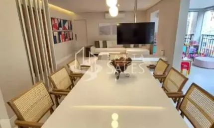 Apartamento de luxo à venda em são paulo-sp, no bosque da saúde: 3 quartos, 3 suítes, 1 sala, 5 banheiros, 3 vagas de garagem, 136m² de área.