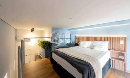 Imperdível oportunidade! Apartamento duplex mobiliadoà venda em São Paulo - Sumarezinho: 1 quarto, 1 sala, 1 banheiro, 35 m².