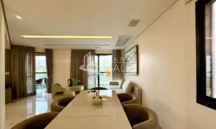 Apartamento de luxo no Brooklin Novo: 3 quartos, 3 suítes, 3 banheiros, 3 vagas, 126 m² - Imperdível!