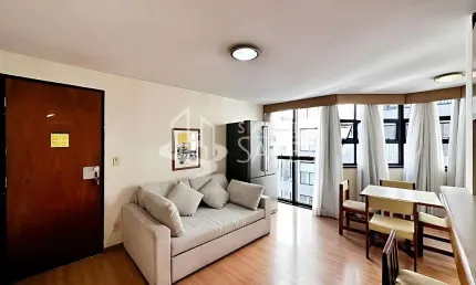 Apartamento à venda em são paulo-sp no campo belo: 1 quarto, 1 sala, 1 banheiro, 1 vaga de garagem, 54m² de área.
