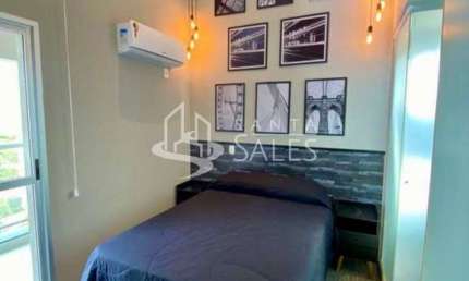 Apartamento à venda na Vila Olímpia, São Paulo-SP: 1 quarto, 1 suíte, 1 banheiro, 1 vaga de garagem, 28m² de área. Aproveite!