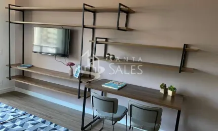 Apartamento à venda em Indianópolis, São Paulo-SP: 1 quarto, 1 suíte, 1 banheiro, 36m² de área.
