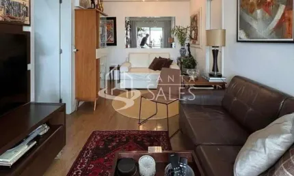 Apartamento à venda no Centro de São Paulo-SP: 1 quarto, 1 suíte, 1 sala, 2 banheiros, 1 vaga de garagem - 51m² de área.