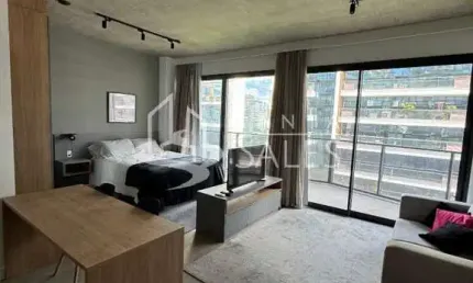 Studio à venda na vila olímpia, são paulo-sp: 1 quarto, 1 banheiro, 1 vaga, 42m² de área!
