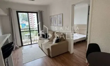 Apartamento para locação na Vila Andrade - São Paulo - 1 quarto, 1 sala, 1 banheiro, 1 vaga de garagem - Imperdível!