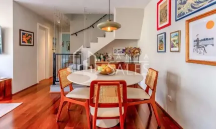 Venda de cobertura de luxo na vila olímpia, são paulo - 3 quartos, 1 suite, 1 sala, 3 banheiros, 1 vaga - 135,00m².