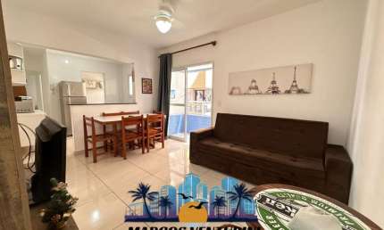 Apartamento para Venda em Praia Grande, Guilhermina, 1 dormitório, 1 banheiro, 1 vaga