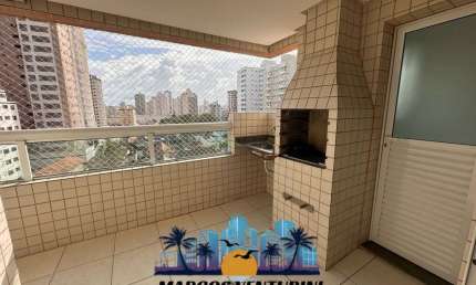 Apartamento para Locação em Praia Grande, Aviação, 2 dormitórios, 1 suíte, 2 banheiros, 1 vaga
