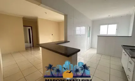 Apartamento para Locação em Praia Grande, Aviação, 2 dormitórios, 2 suítes, 3 banheiros, 1 vaga