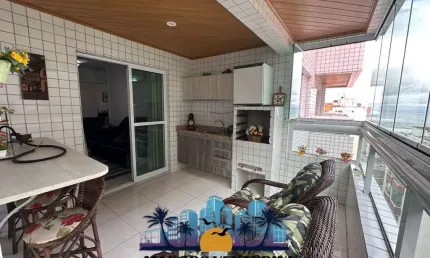 Apartamento para Locação em Praia Grande, Guilhermina, 2 dormitórios, 1 suíte, 2 banheiros, 1 vaga