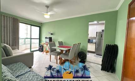 Apartamento para Venda em Praia Grande, Aviação, 1 dormitório, 1 banheiro, 1 vaga