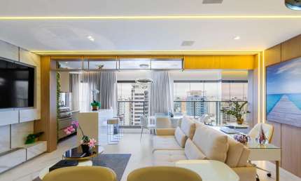 Apartamento com 1 quarto à venda na Avenida Lavandisca, 627, Moema, São Paulo por R$ 2.800.000