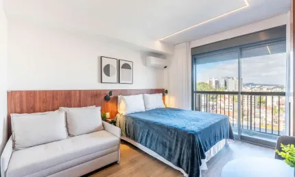 Apartamento com 1 quarto à venda na rua casemiro de abreu, 576, moinhos de vento, porto alegre por r$ 569.000