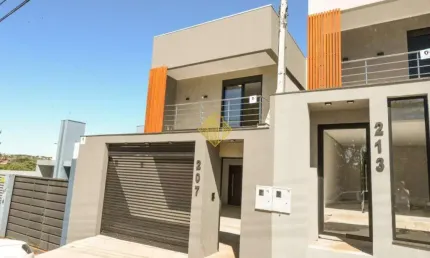 SOBRADO COM 03 SUITES LOCALIZADO NO JARDIM MARIA LUIZA EM CASCAVEL-PR