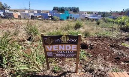 TERRENO NO JARDIM COOPAGRO, PROXIMO A AREA DE RESERVA TOLEDO - PR