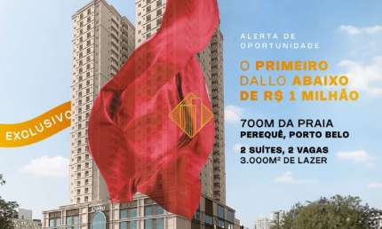 Apartamento com 2 quartos à venda no Balneário Perequê, Porto Belo 