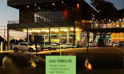 LOCAÇÃO DE SALA COMERCIAL COM MEZANINO NO JARDIM LA SALLE EM TOLEDO - PARANÁ